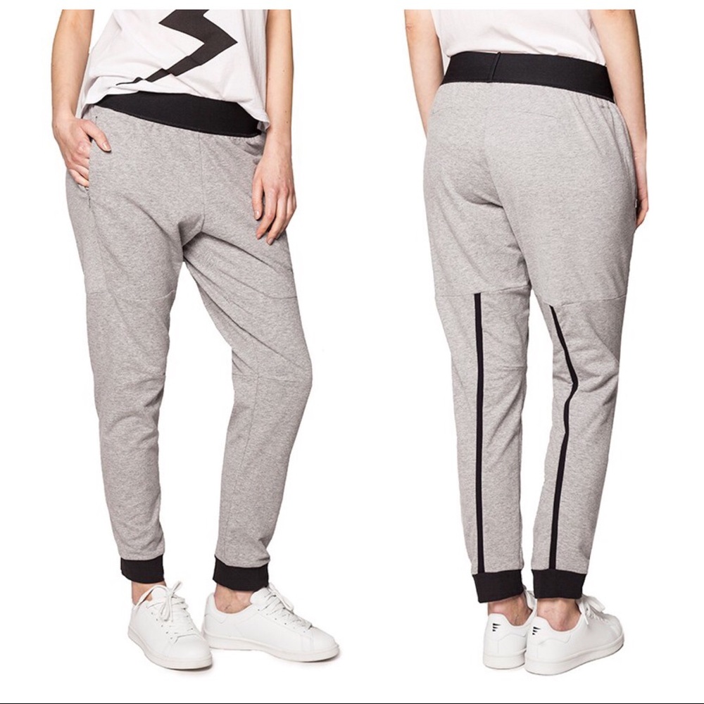 Adidas Climalite Gray Jogger Sweat Pants - Picture 1 of 3