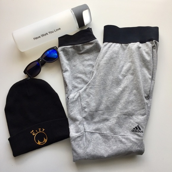 Adidas Climalite Gray Jogger Sweat Pants - Picture 2 of 3