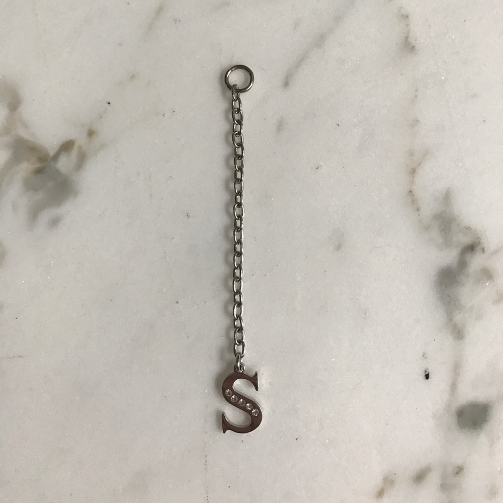 "S" Diamond Charm