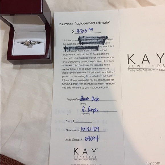 14k white gold 1 1/5 carat total diamond ring - Picture 7 of 7