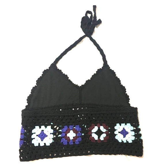 Full tilt black crochet crop top - Picture 2 of 2