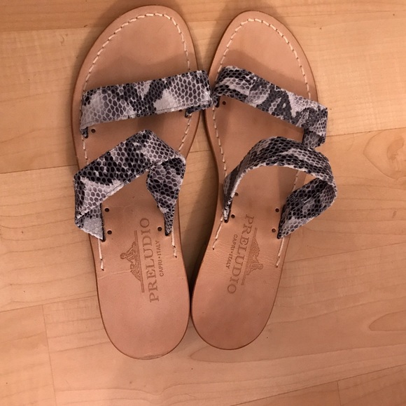 Worn twice-Preludio hand stitched sandals - Picture 1 of 4