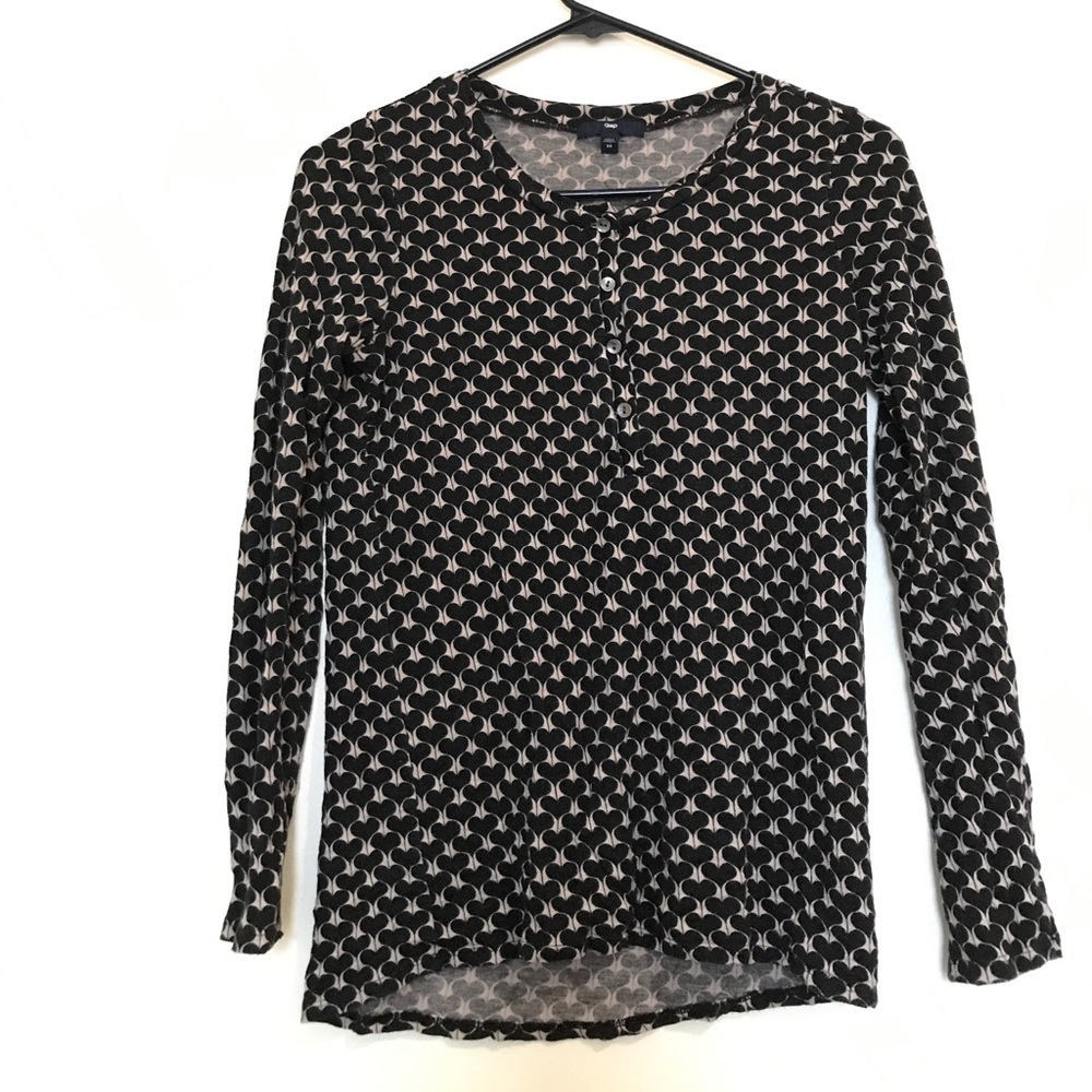 Gap Heart pattern Henley