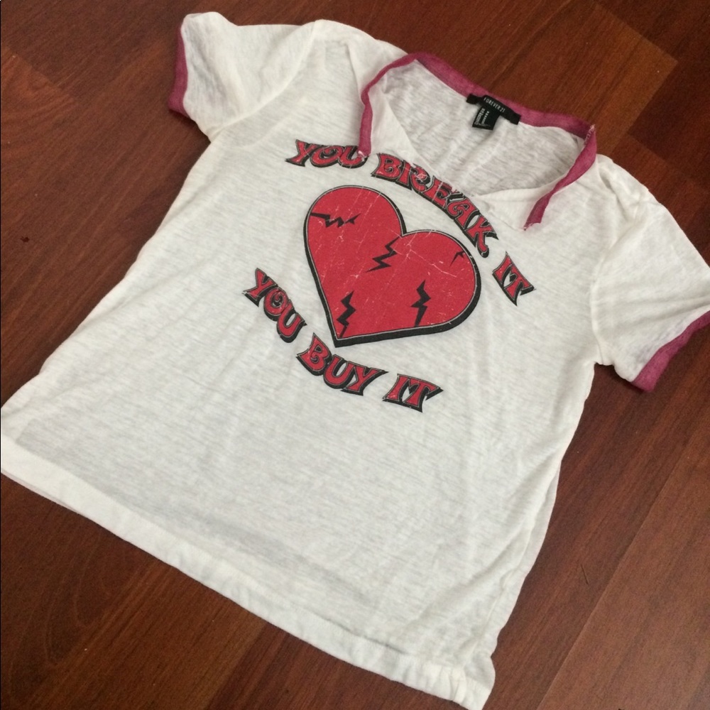 Break it you buy it f21 crop