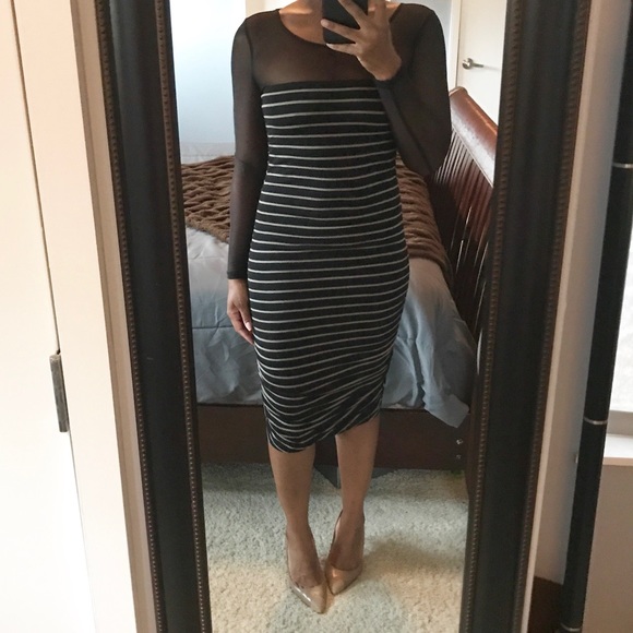 5|48 Dresses & Skirts - Casual Striped Midi Dress!!