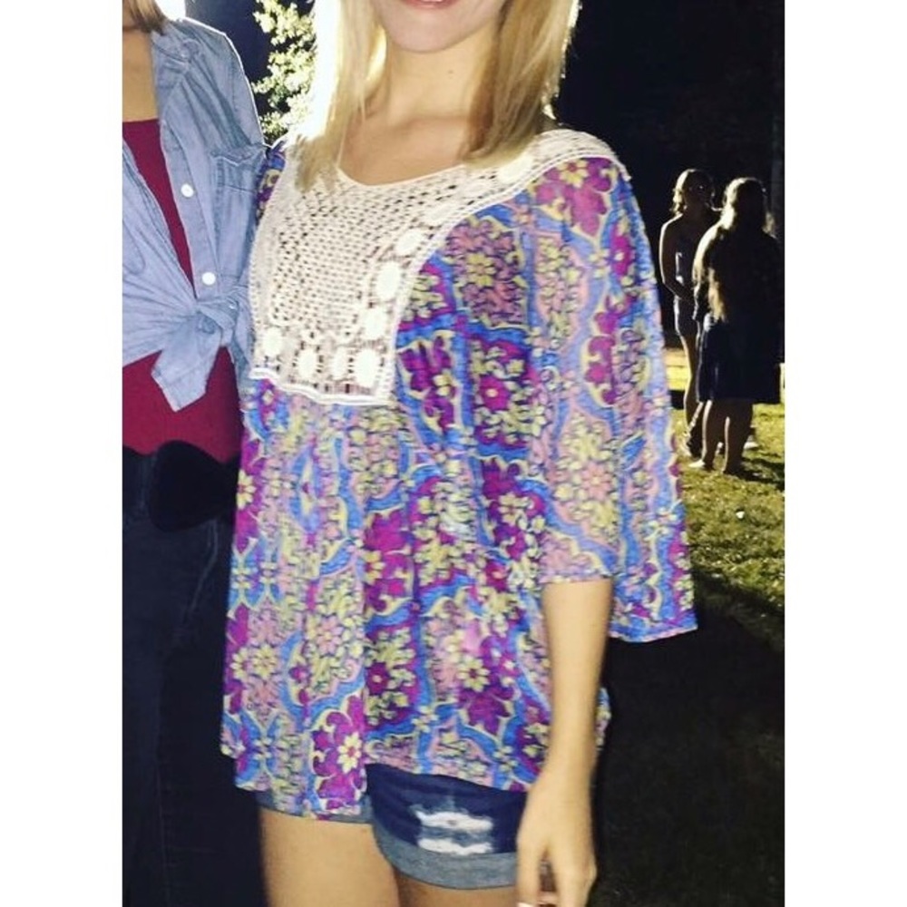 Wrangler western crotchet top