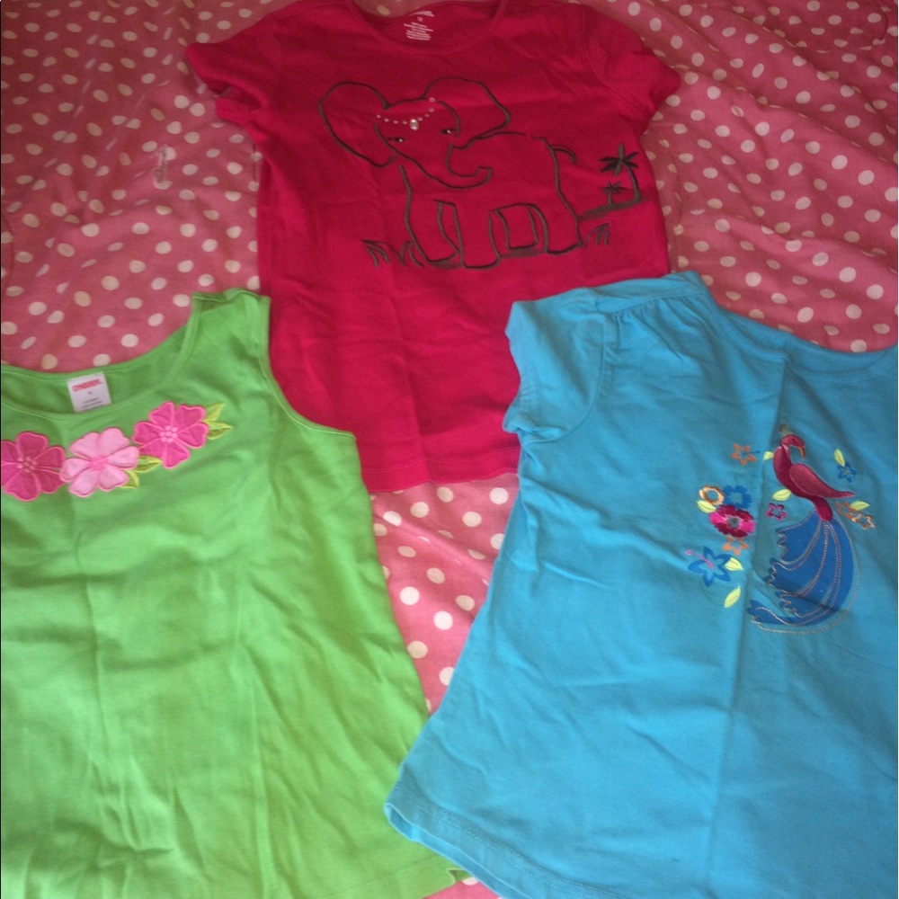 Young girls shirt bundle