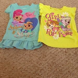 A tshirt for young girls