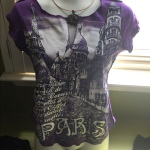 T shirt  With the City of Paris