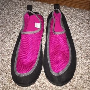 Pink water shoes!