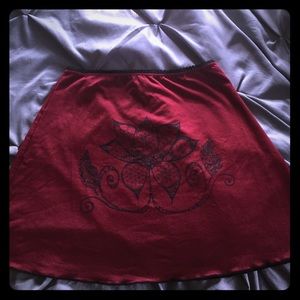 Heady Hippie Flower of Life Lotus circle skirt