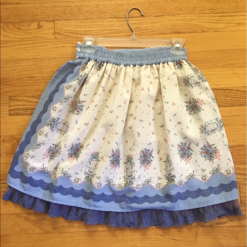 Axes Femme Mori Lolita Birdcage Skirt