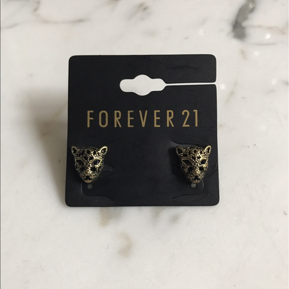Forever 21 Lion Earrings