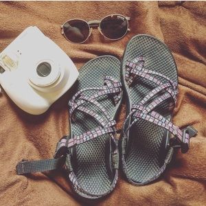 Purple Chaco sandals