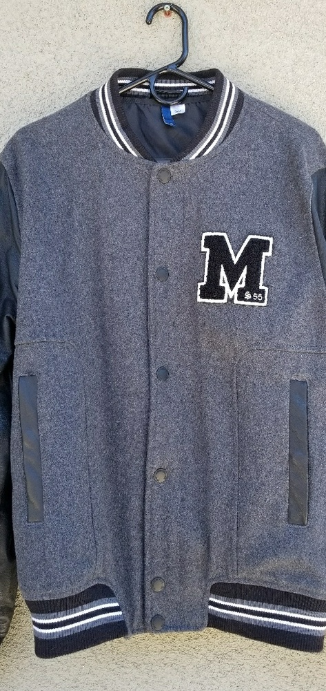 DIVIDED Letterman Jacket - Men's Large