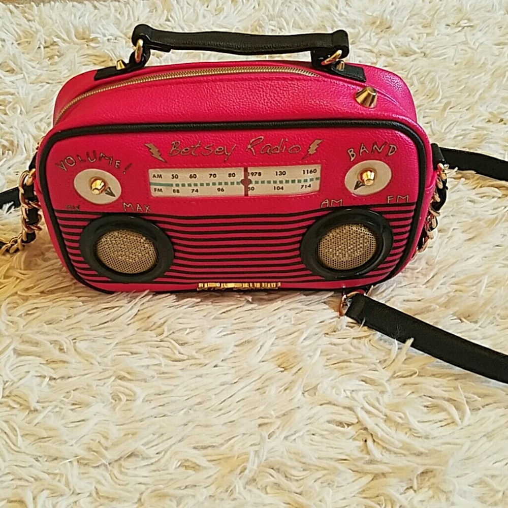 Betsey Johnson radio bag