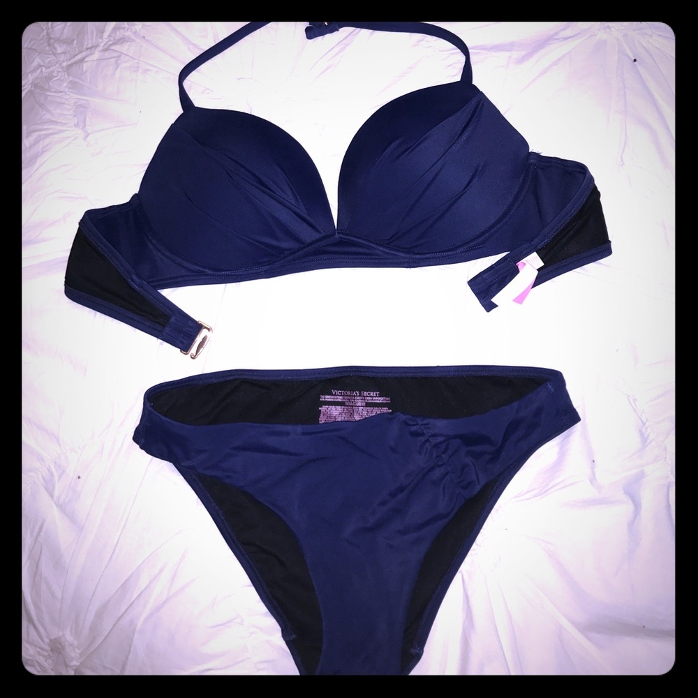 Victoria's Secret Navy Push-Up Bikini