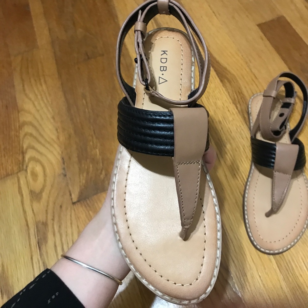 New KDB sandals.