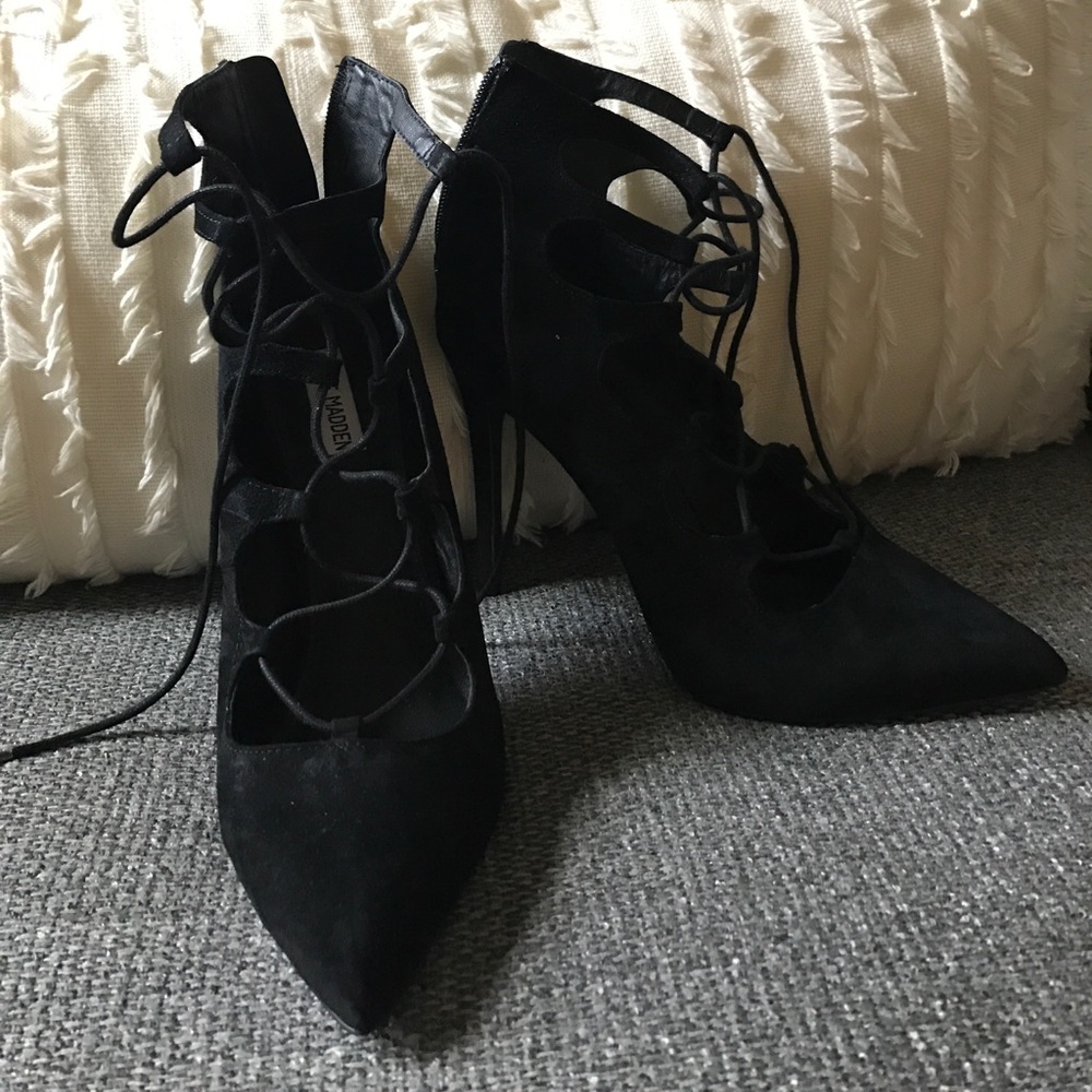 Steve Madden lace up heels