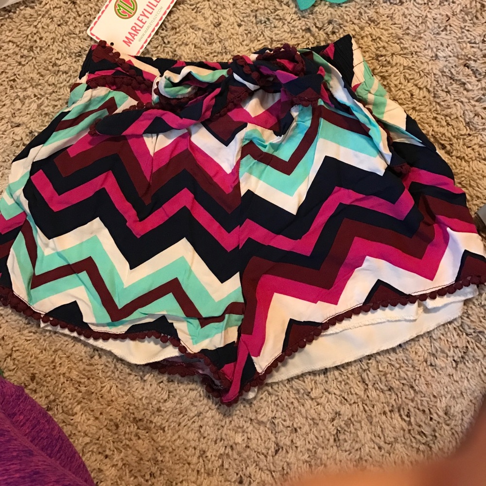 Chevron shorts