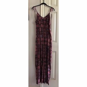 Summer printed maxi dress