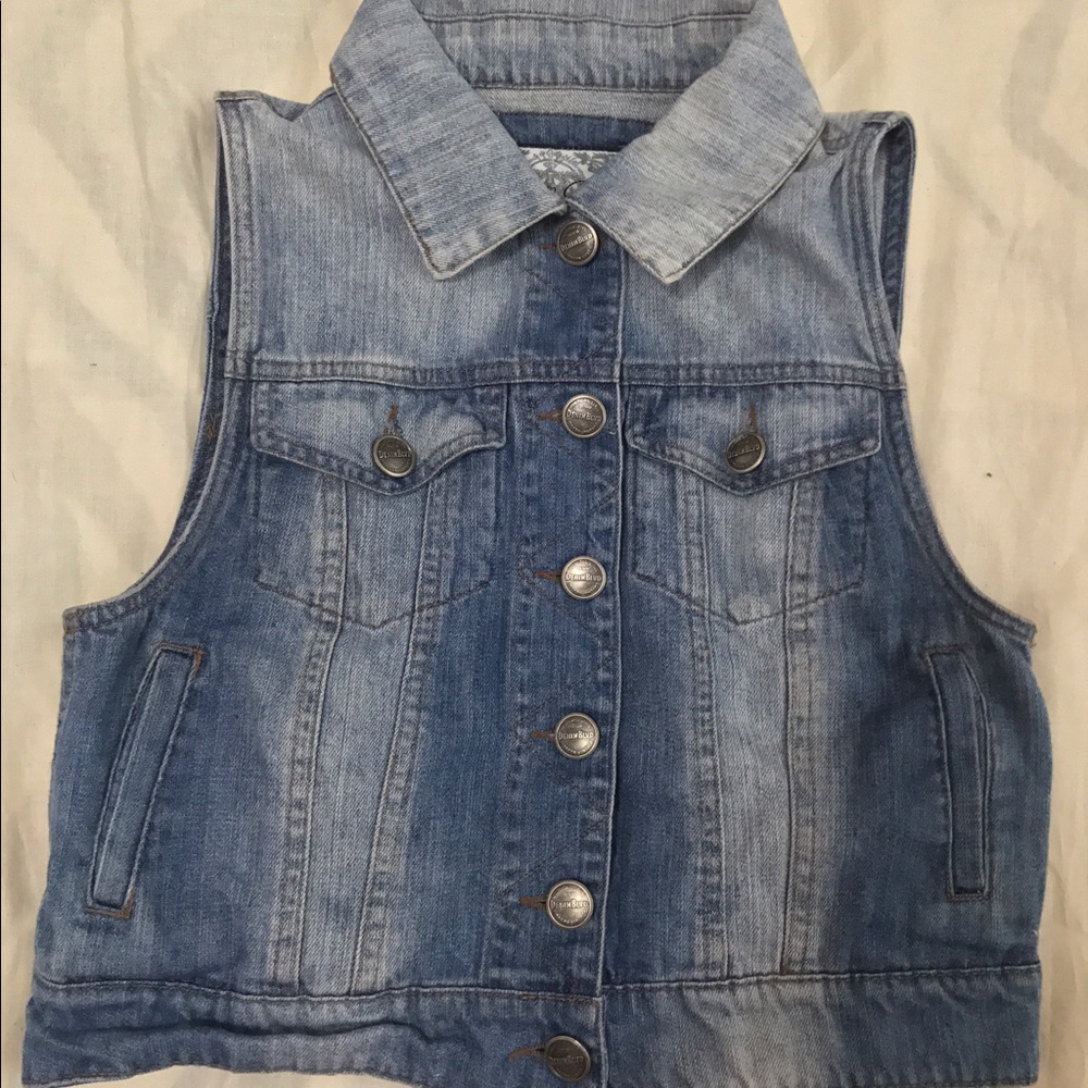 Preowned denim vest