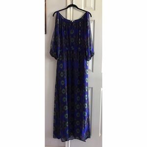 Tribal print maxi dress