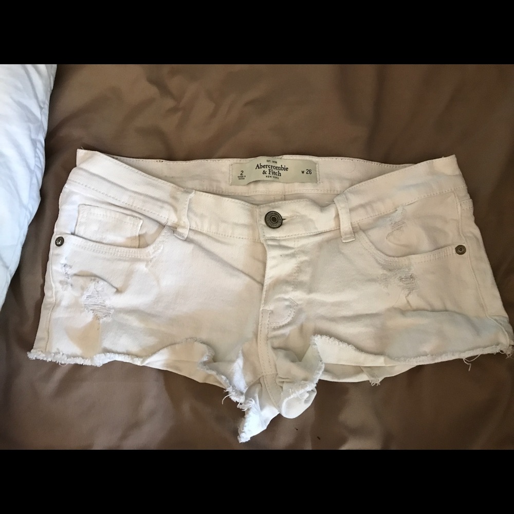 White short shorts