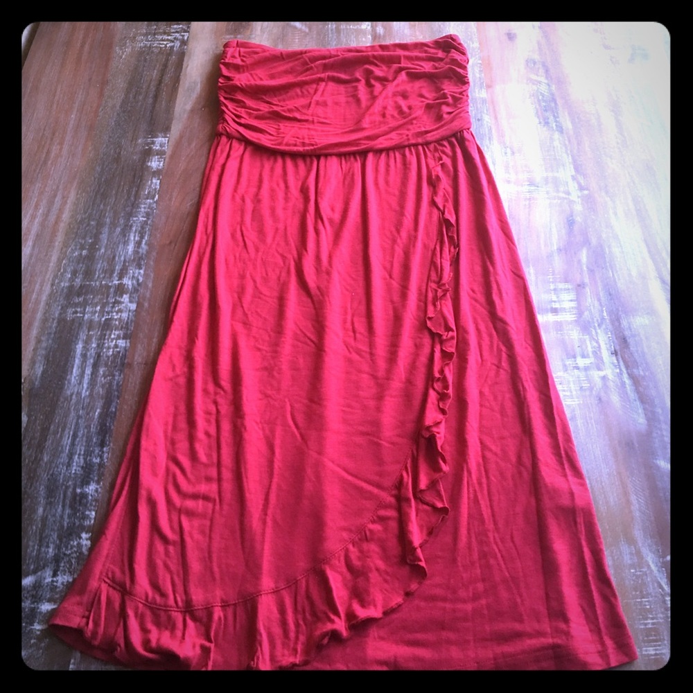 Strapless red dress *REDUCED*