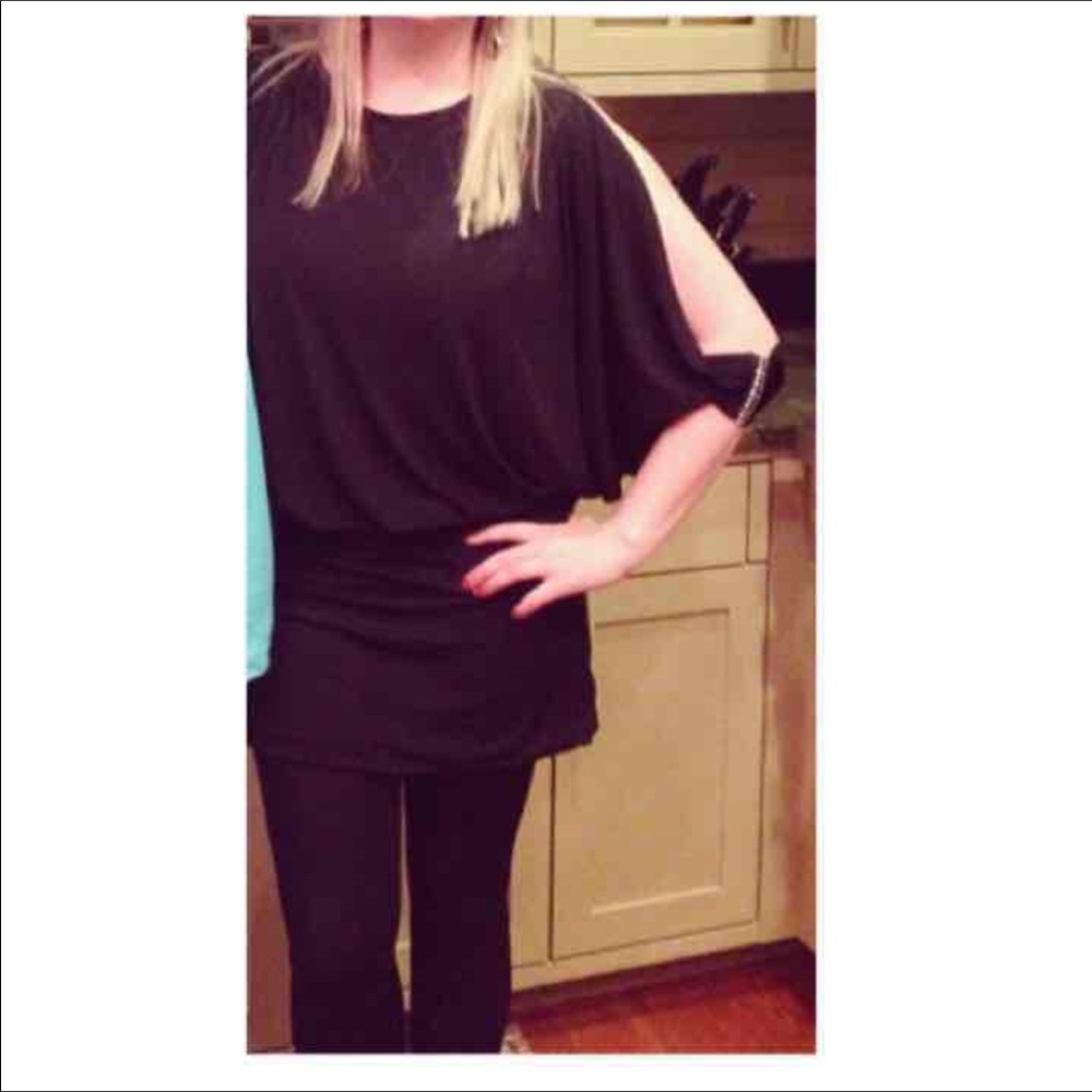 Black cocktail dress