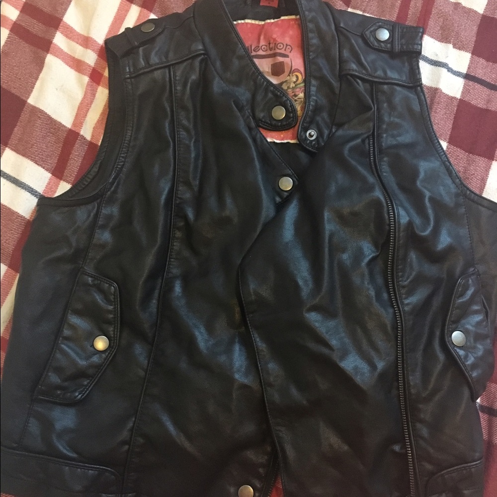 💥 BP by Nordstrom Faux Leather Vest 💥