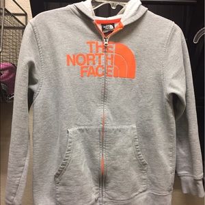 The North Face sweatshirt