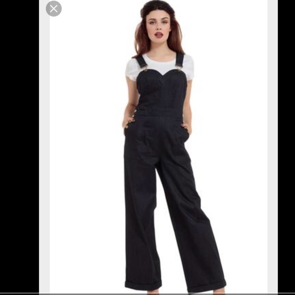 Voodoo Vixen Pants - Rosie The Riveter Dungarees