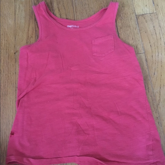 Pink Tank with Pocket - Picture 1 of 3
