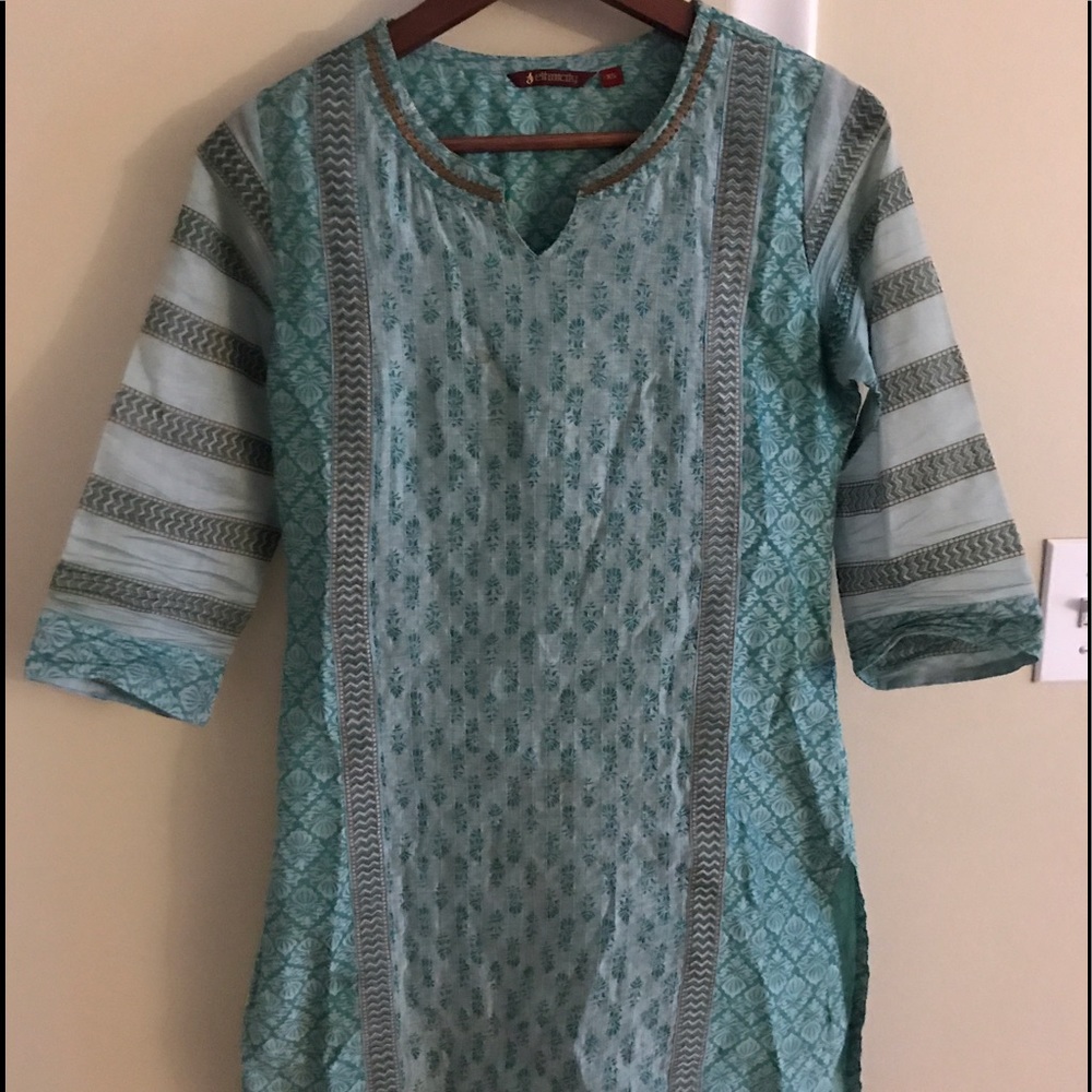 Teal Kurti