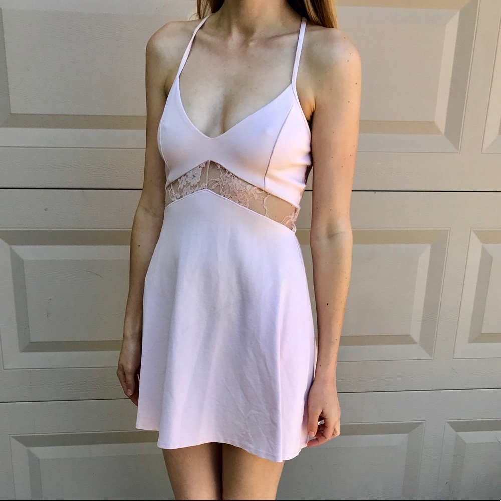 Light Pink Lace Dress