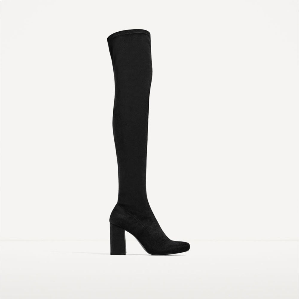 Thigh high Zara boots