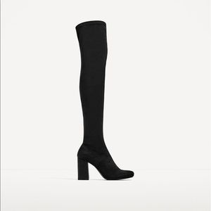 Thigh high Zara boots