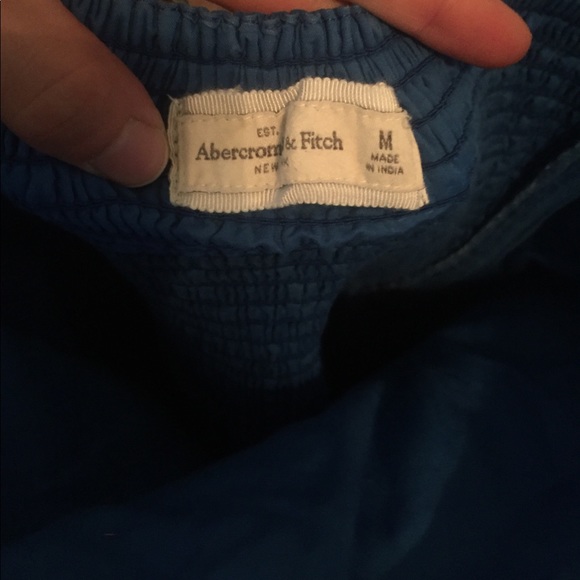 Abercrombie and Fitch blue strapless dress - Picture 3 of 3