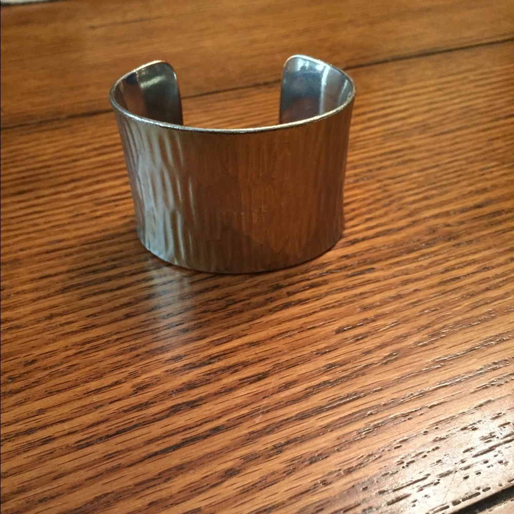 Gold cuff bracelet