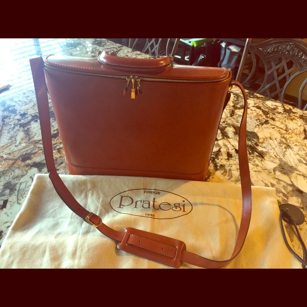 Pratesi Italian laptop briefcase