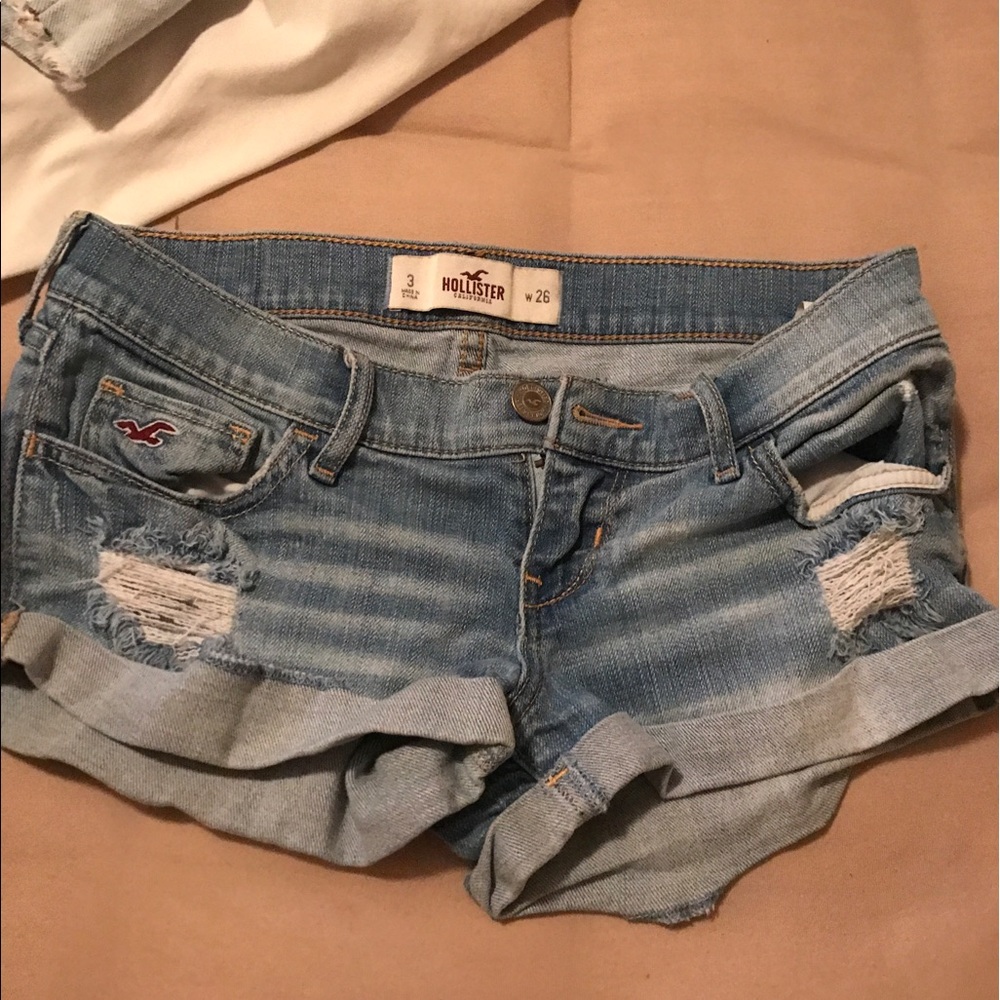 Hollister jean shorts