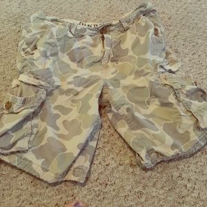 Camo shorts for boys