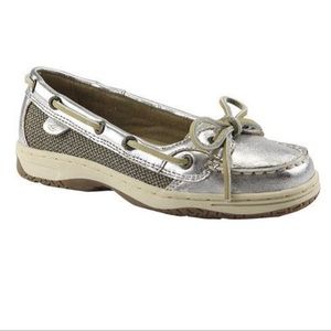 EUC Sperry Topsider Angelfish Pewter Shoes