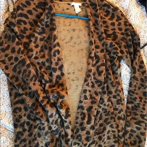 H&M Leopard Cardi