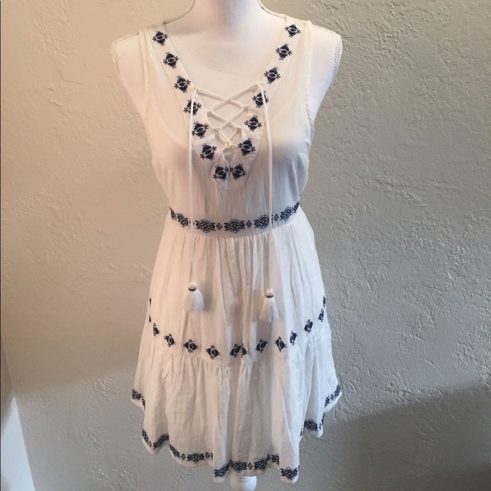 Embroidered summer dress