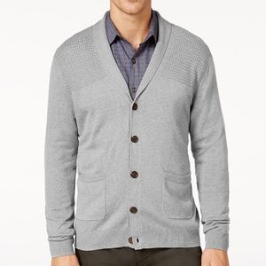Tasso Elba men's soft touch cardigan size l