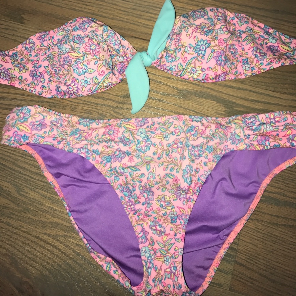 Victoria's Secret PINK paisley bikini