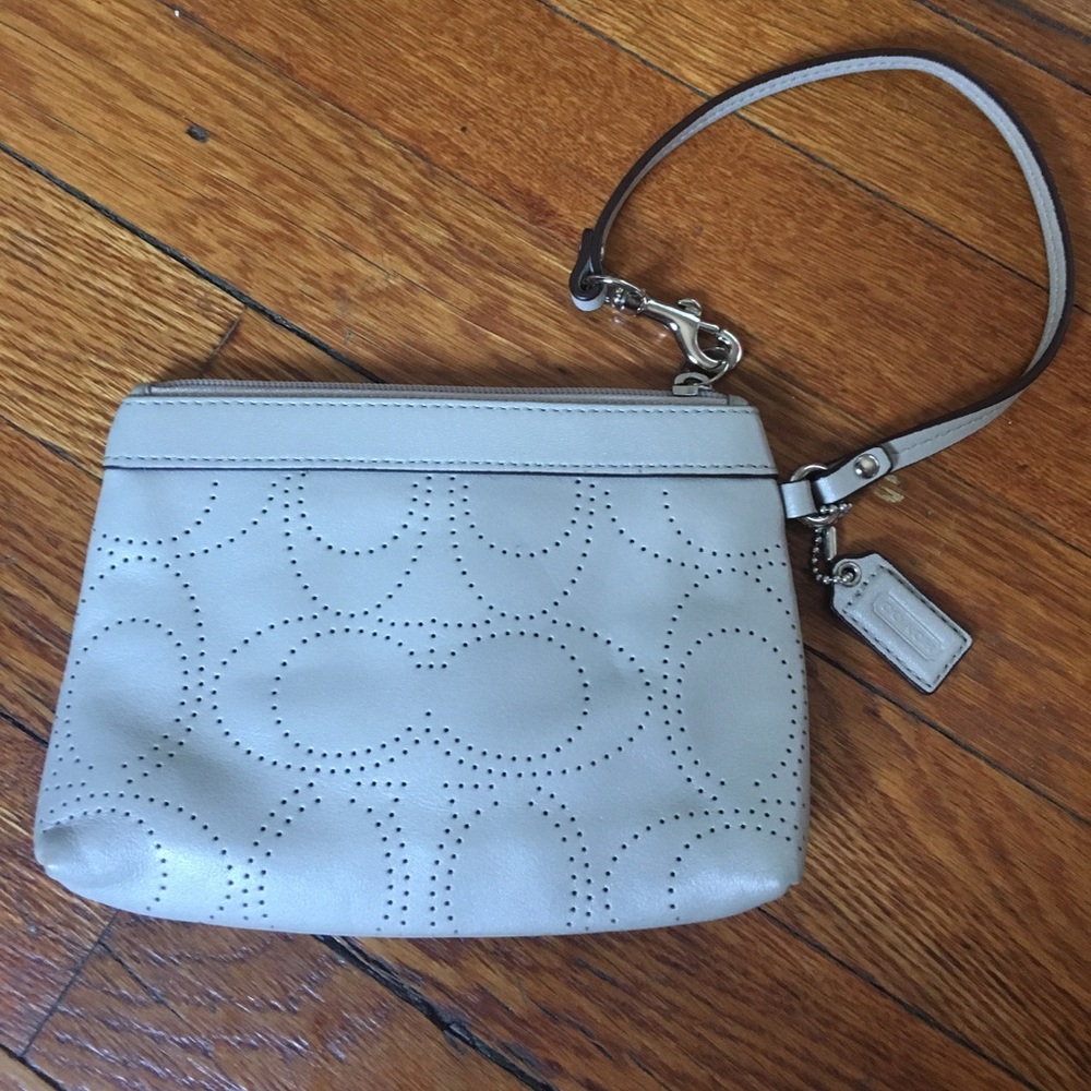 Coach Leather Wristlet - Picture 3 of 4