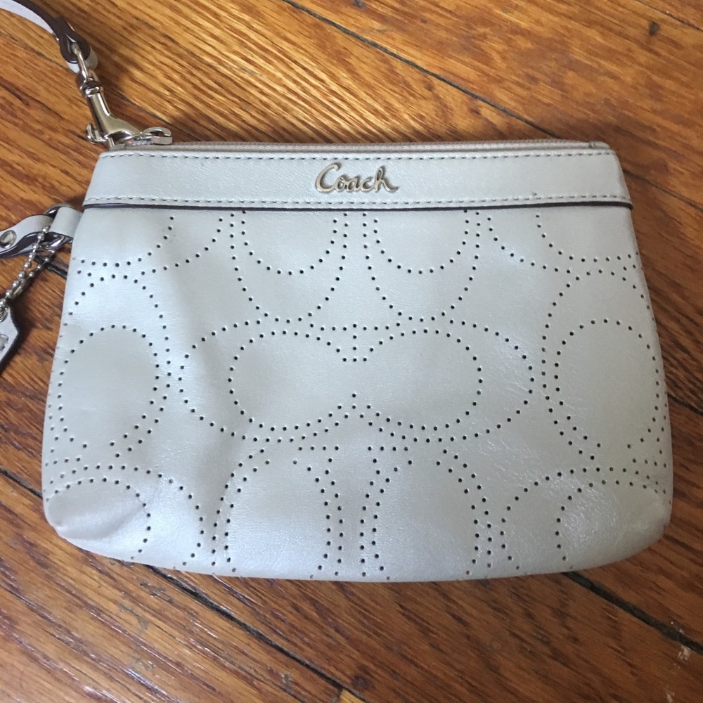 Coach Leather Wristlet - Picture 2 of 4